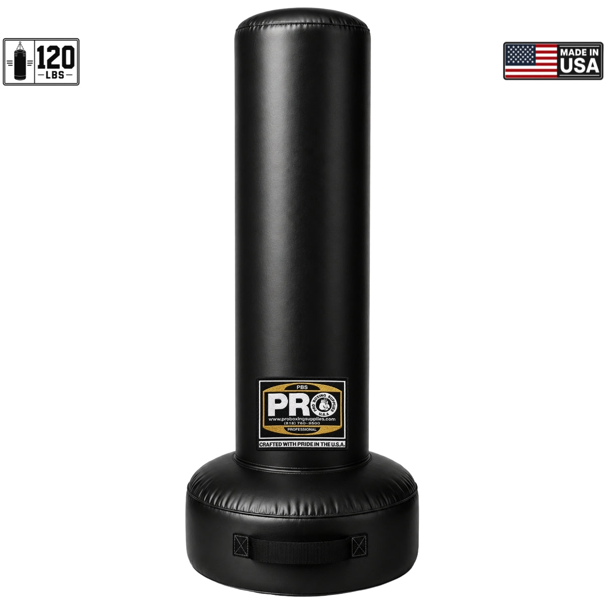 ProBoxing® 120 LBS Free Standing Bag - Light Brown