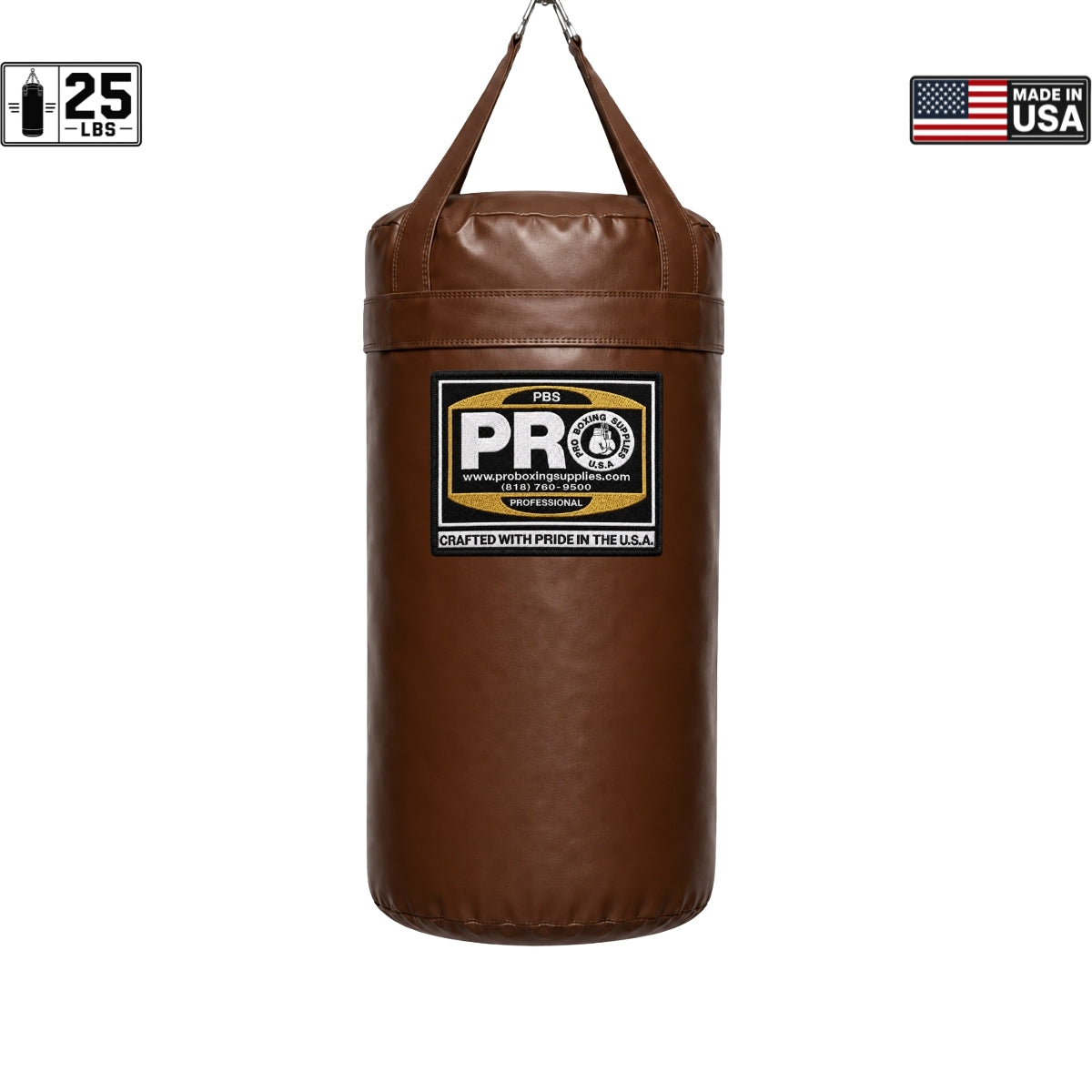 ProBoxing® 25 LBS Heavy Punching Bag - Lime Green