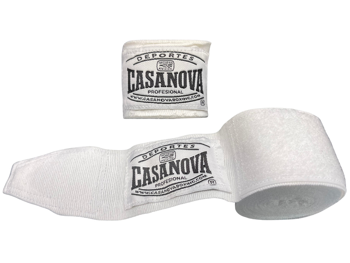 Casanova® Boxing Hand Wraps 180" - White