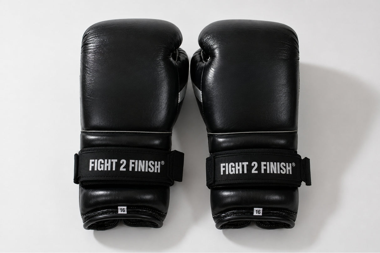 Fight 2 Finish® Lace N Loop - Boxing Glove Straps | Lace Conversion System for Boxing Gloves