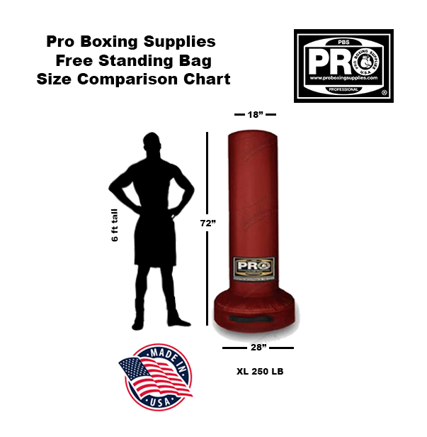 PRO Boxing Muay Thai Heavy Punching Bag 250 lbs., PRO Boxing Equipment