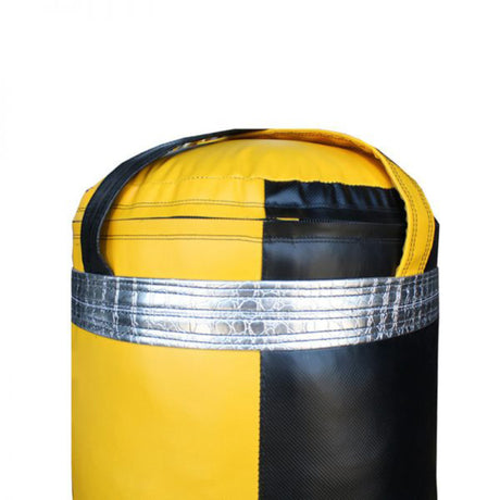 ProBoxing® Heavy Punching Bag (4.5 FT Tall) - Yellow & Black & Silver