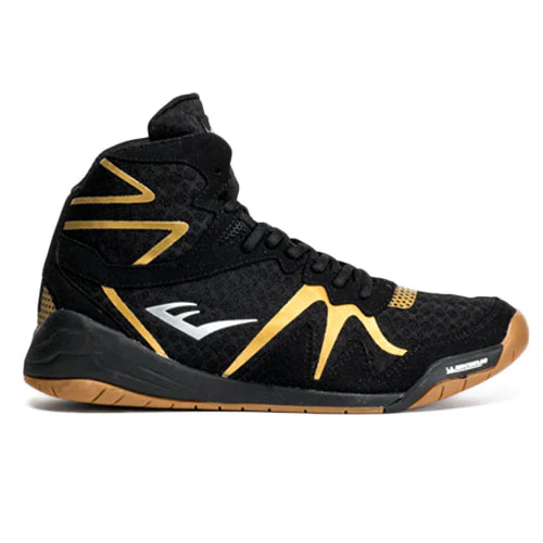 Everlast PIVT Low Top Boxing Shoes - Black & Gold
