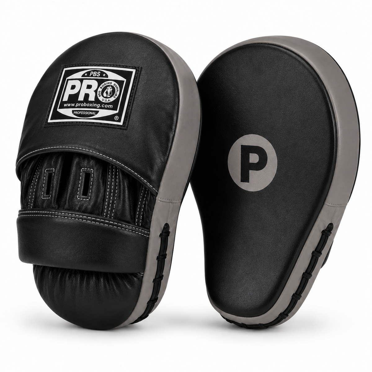 ボクシング BODYMAKER punching Mitts ProBoxing® Deluxe Focus Mitts - Black & Grey Trim – ProBoxing Supplies