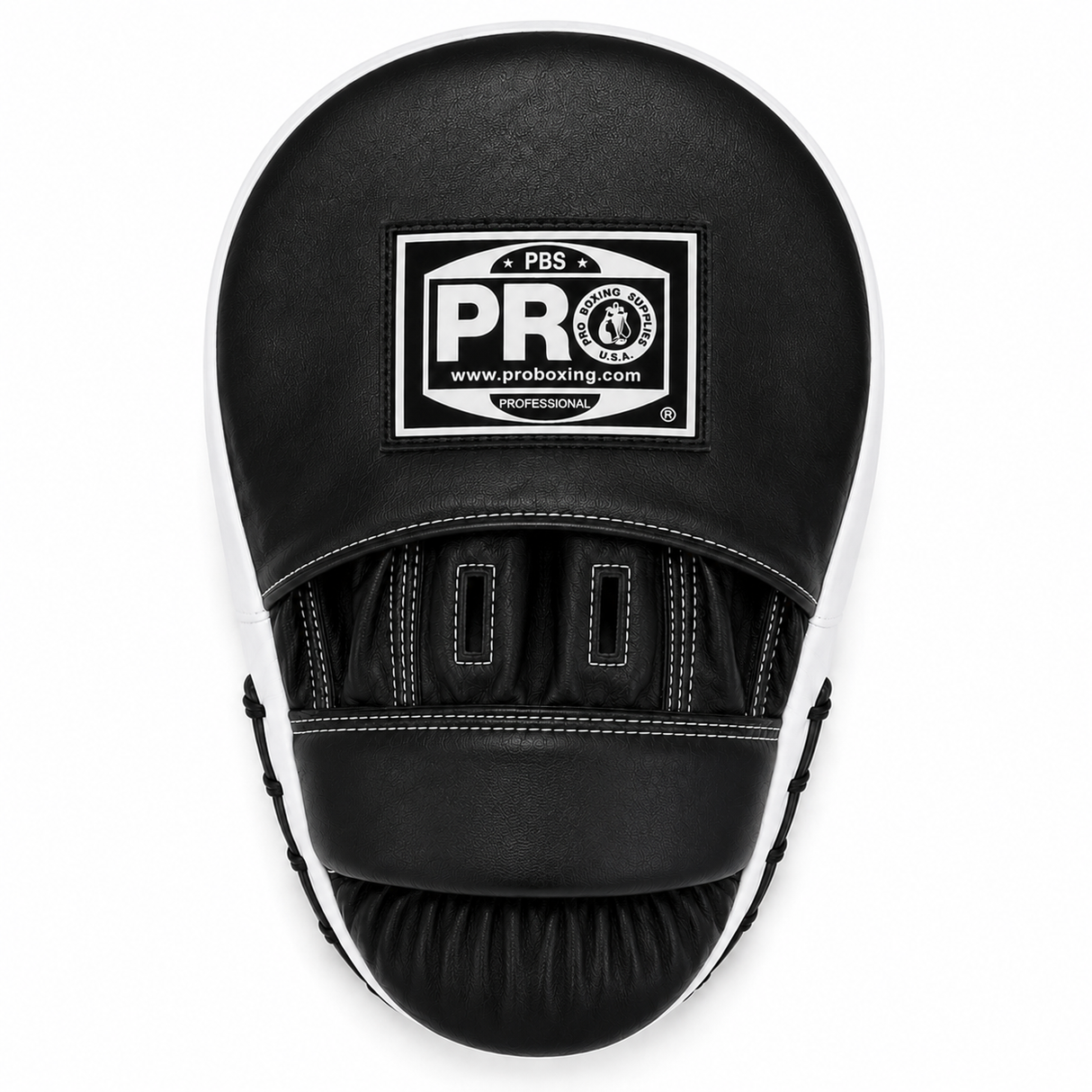 ProBoxing® Deluxe Focus Mitts - Black & White Trim
