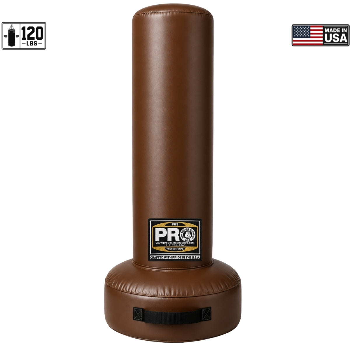 USA PROBOXING SUPPLIES パンチミット ProBoxing® 120 LBS Free Standing Bag - Light Brown – ProBoxing