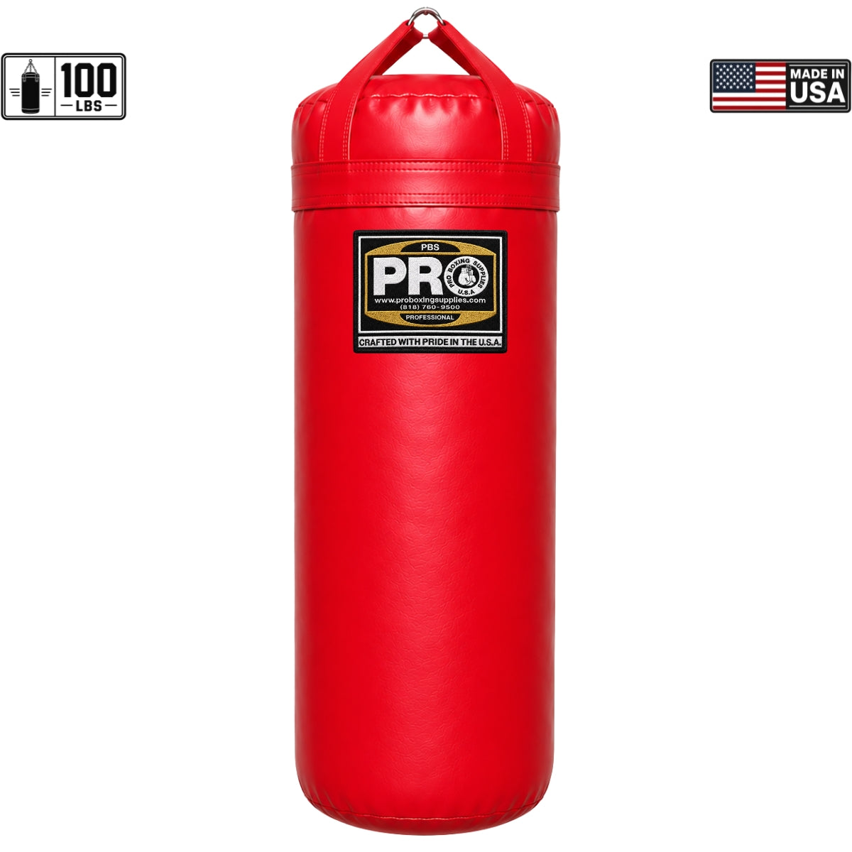 ProBoxing® 100 lbs Heavy Punching Bag