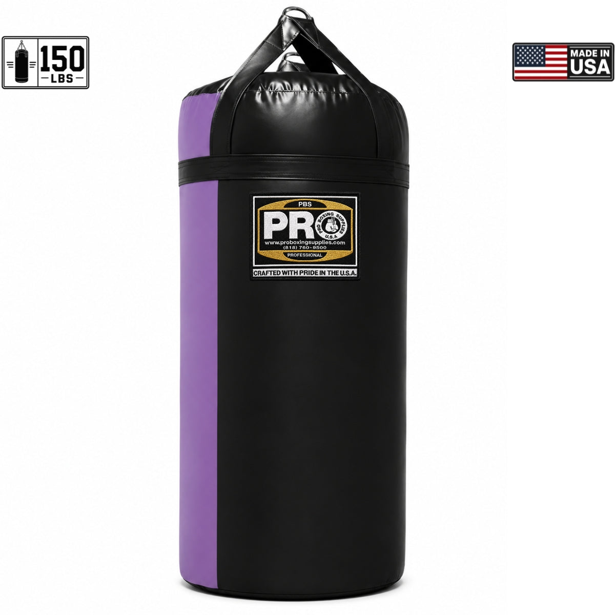 ProBoxing® 150 LBS Heavy Punching Bag (Two-Tone)