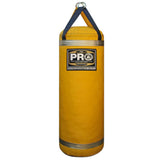 ProBoxing® Heavy Punching Bag (4.5 FT Tall) - Yellow & Black & Gold