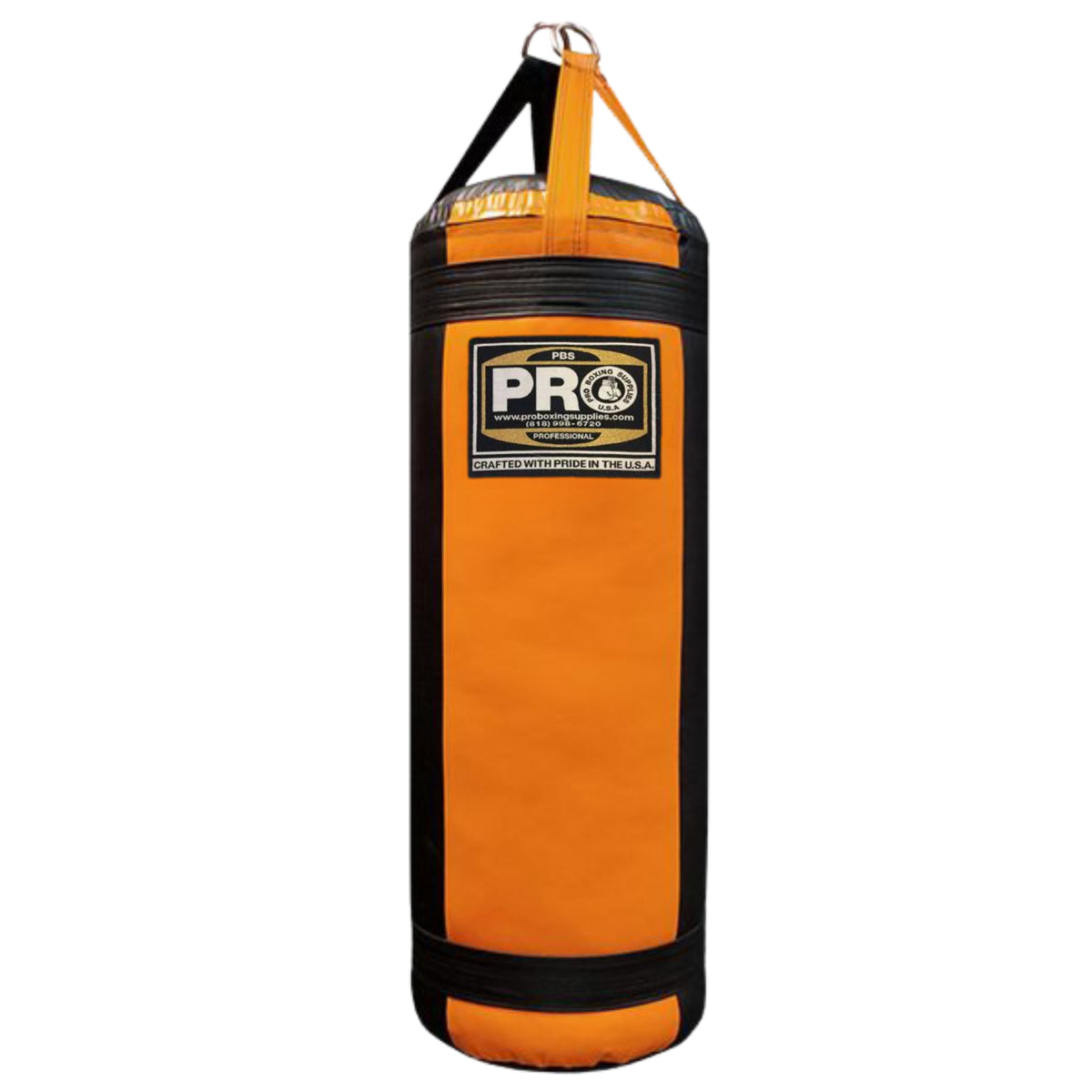 Boxing Goods ProBoxing® Heavy Punching Bag (4.5 FT Tall) - Orange & Black – Pro ...