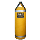 ProBoxing® Heavy Punching Bag (4.5 FT Tall) - Yellow & Black & Silver