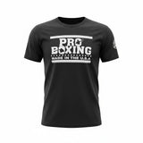 ProBoxing® Graphic T-Shirt – Made in USA Boxing Tee - Training Shirt (Black)