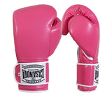 (NEW) Casanova® Boxing Professional Hook & Loop Boxing Gloves - Pink