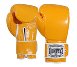 (NEW) Casanova® Boxing Professional Hook & Loop Boxing Gloves - Yellow