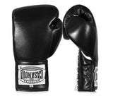 (NEW) Casanova® Boxing Professional Lace-Up Boxing Gloves - Black