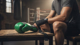 ProBoxing® Classic Leather Boxing Gloves - Training Gloves - Green