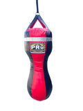 ProBoxing® Cobra Punching Bag (120 LBS) Red & Black with Silver Trim
