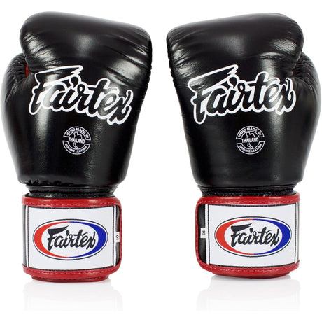 Fairtex - BGV1 - Muay Thai Boxing Gloves - Black & Red