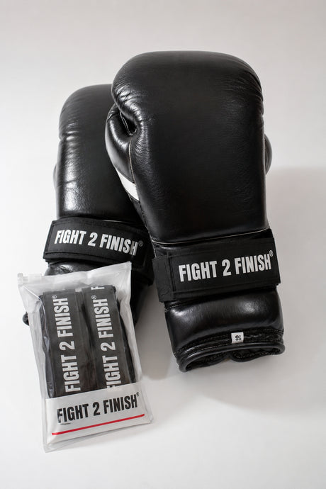 Fight 2 Finish® Lace N Loop - Boxing Glove Straps | Lace Conversion System for Boxing Gloves