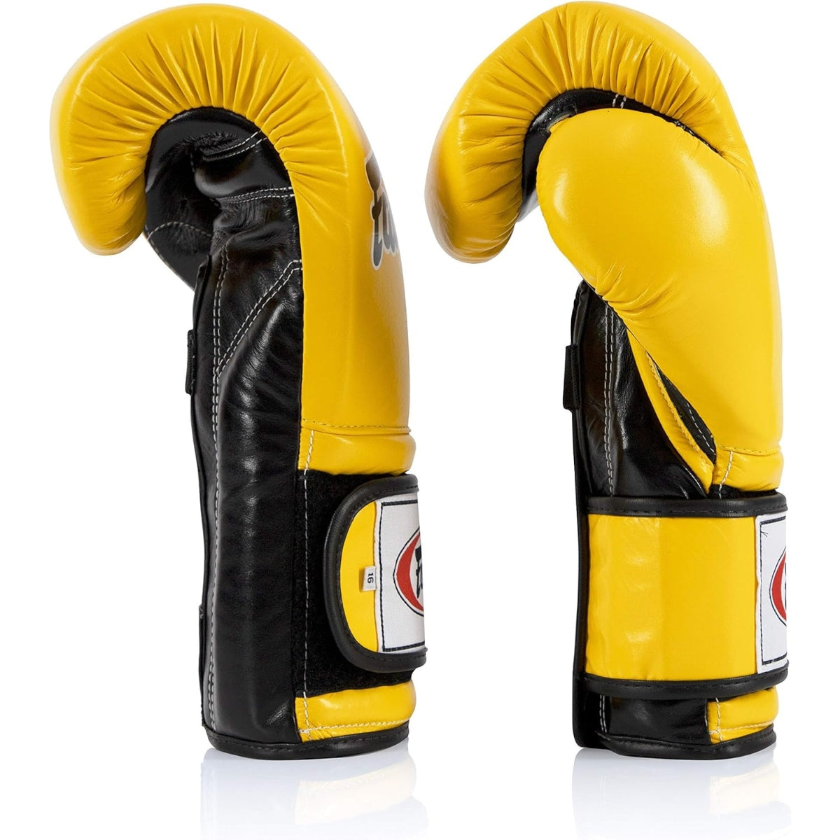 Fairtex Gloves - BGV9 - Muay Thai Boxing Gloves - Yellow & Black
