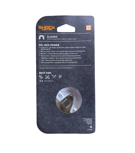 Shock Doctor - GEL MAX POWER Mouthguard - Skull