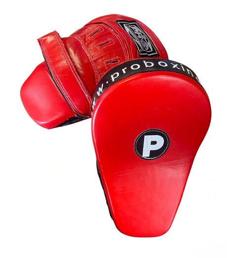 ProBoxing® Deluxe Focus Mitts - Red & Black