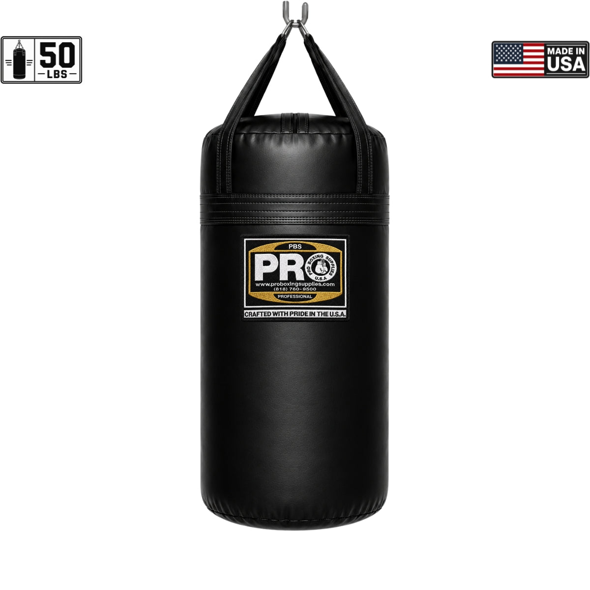 ProBoxing® 50 lbs Heavy Punching Bag - Blue