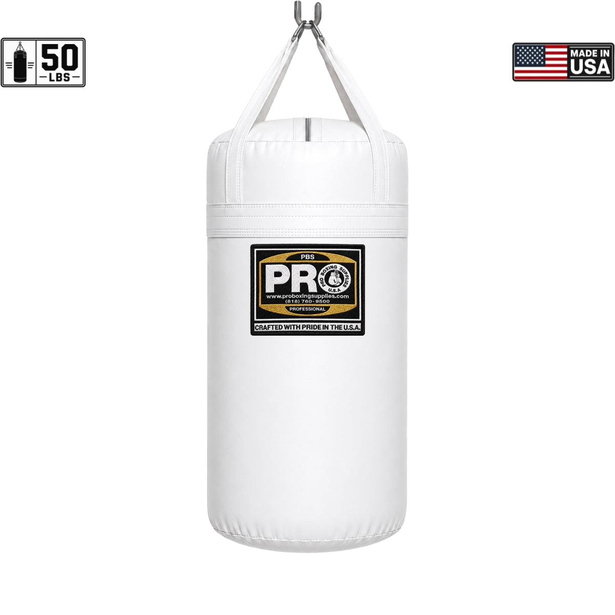 ProBoxing® 50 lbs Heavy Punching Bag - Red