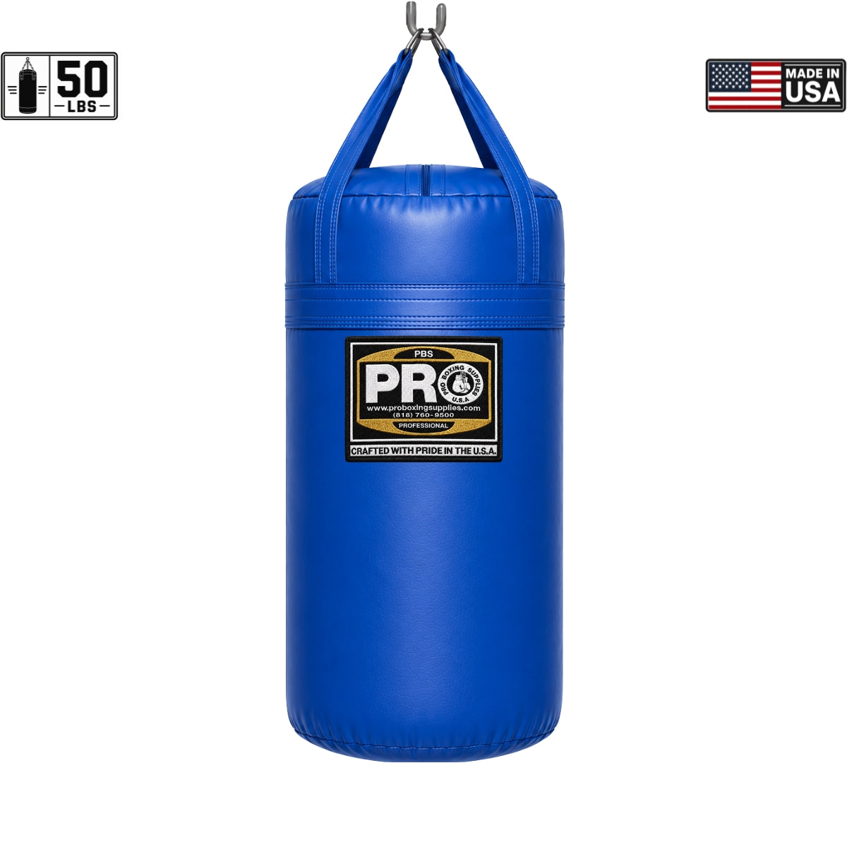 ProBoxing® 50 lbs Heavy Punching Bag - Red