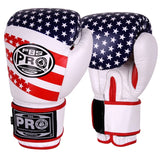 ProBoxing® Classic Leather Boxing Gloves - Training Gloves - USA Flag