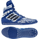 Adidas Flying Impact Wrestling Shoes - Camo Digital Print - Royal Blue