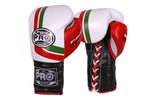 ProBoxing® Series Gel Lace Gloves - Red/White/Green