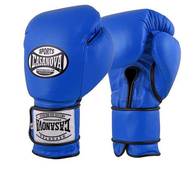 Casanova Boxing® Hook and Loop Training Gloves - BLUE