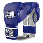 ProBoxing® Ultimate Hook and Loop Boxing Gloves – Navy/Silver