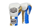 Casanova 9 Gloves blue white and gold