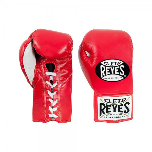 Cleto Reyes Official Fight Gloves Red Pro Boxing Supplies