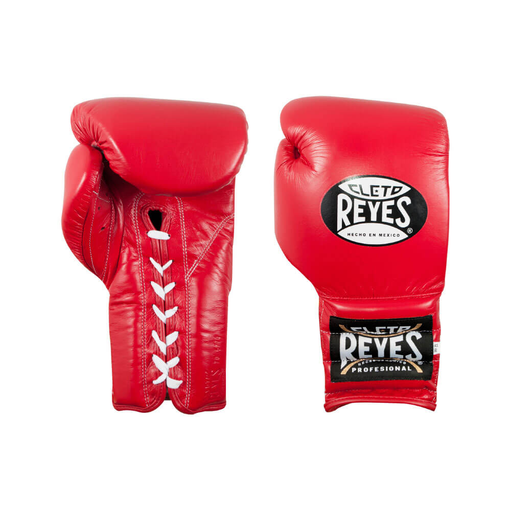 CLETO REYES 赤 ボクシンググローブ PROFESIONAL Cleto Reyes Traditional Lace Gloves - Red – ProBoxing Supplies