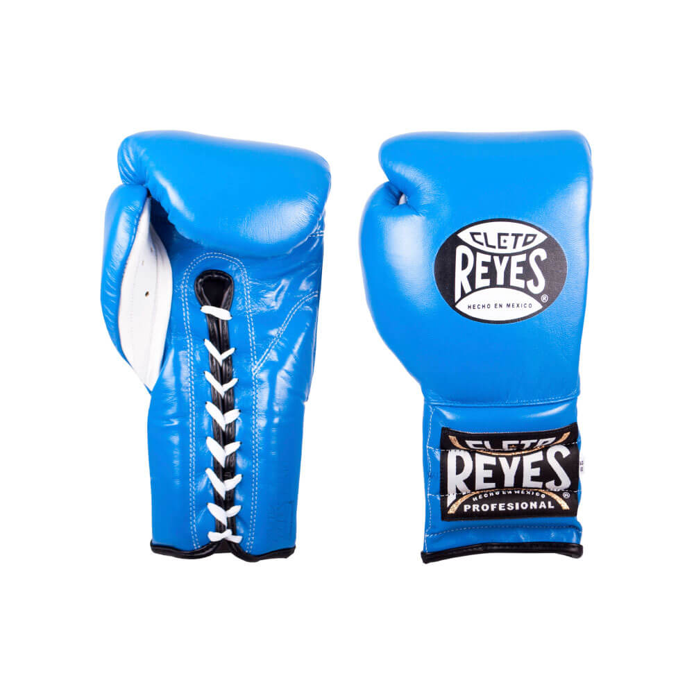 Cleto Reyes Traditional Lace Gloves - Blue – Pro Boxing Supplies