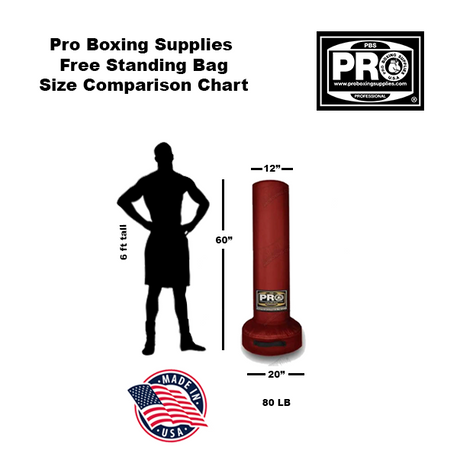 ProBoxing® Free Standing Punching Bag 80 LBS