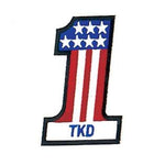 Number 1 "TKD" Patch