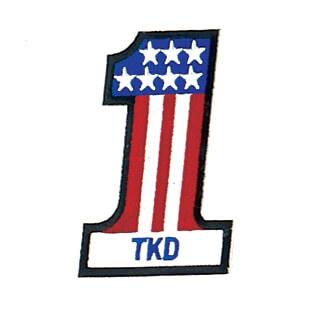 Number 1 "TKD" Patch