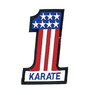 Number 1 Karate Patch