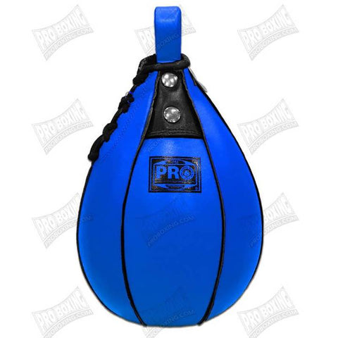 ProBoxing® Leather Speed Bag - Blue