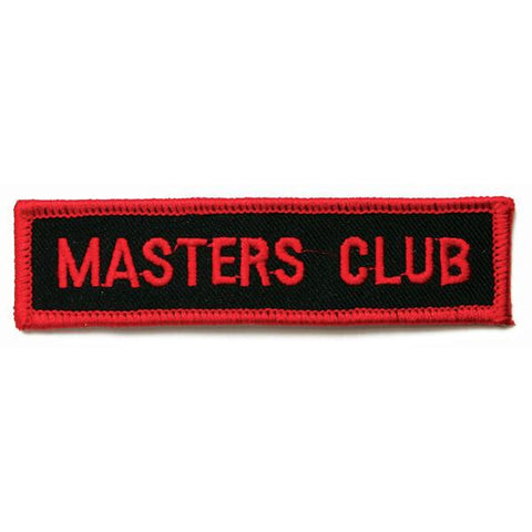 Masters Club Patch