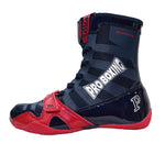 ProBoxing® Hyper Flex Boxing Shoes - Navy Blue/Red/White