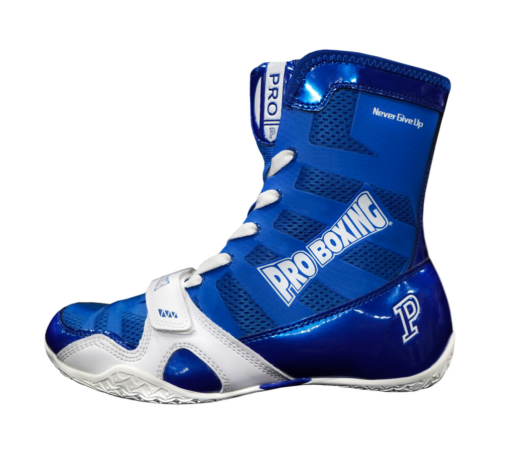 Blue nike boxing boots sales