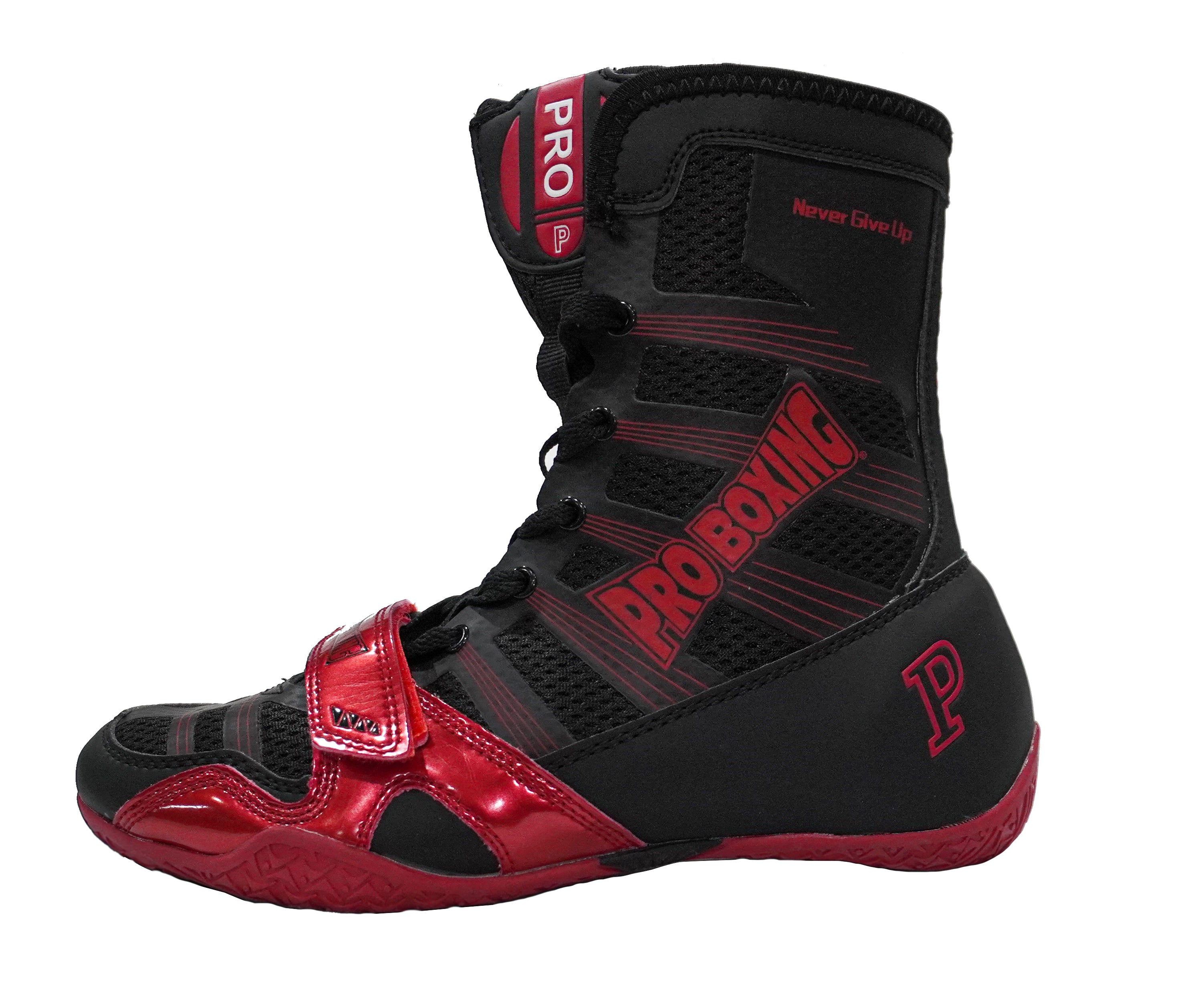 ProBoxing® Hyper Flex Boxing Shoes - Black/Red – ProBoxing Supplies