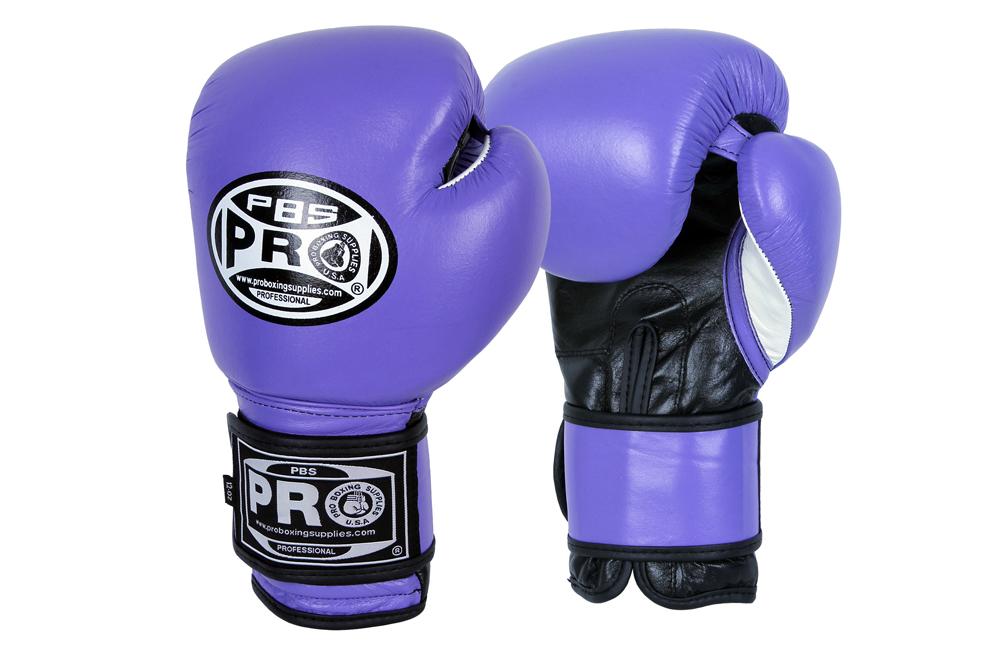 ProBoxing® Classic Leather Training Gloves - Purple – Pro Boxing