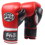 ProBoxing® Series Gel Hook and Loop Gloves - Red