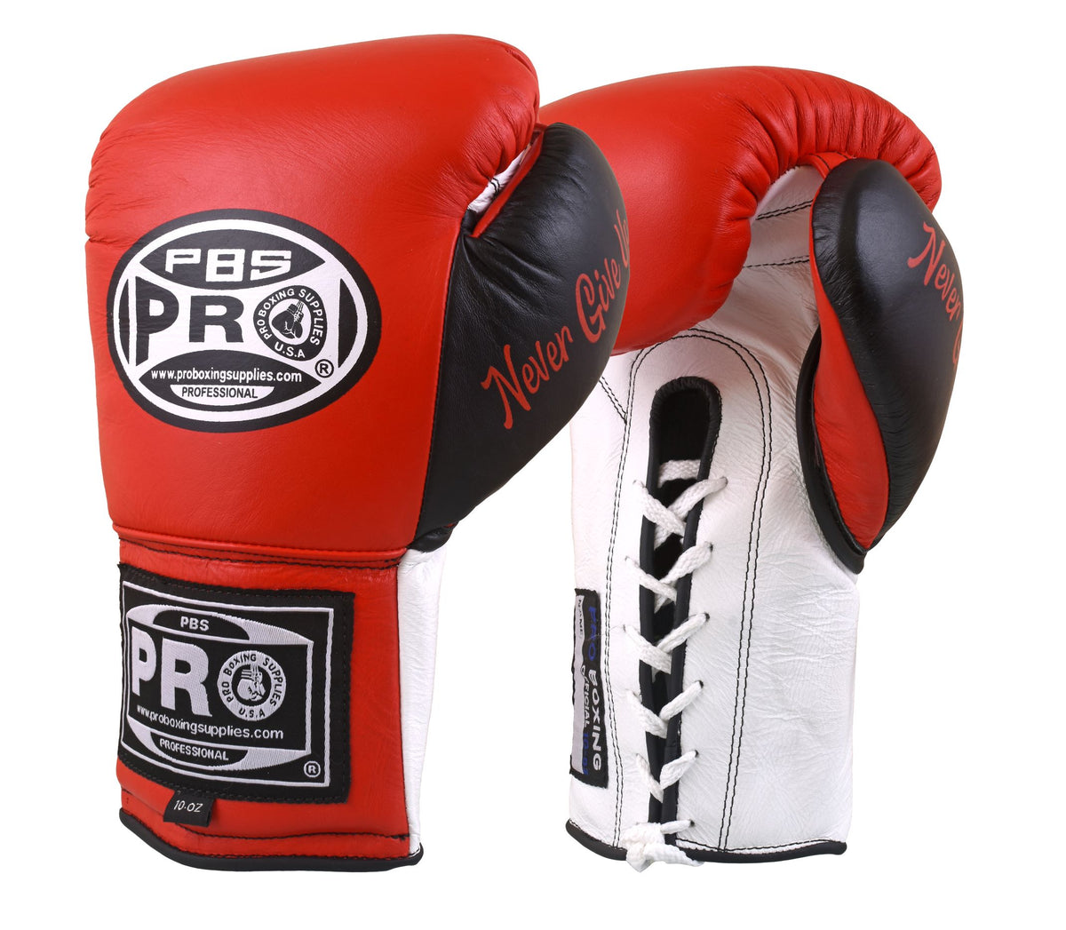 ProBoxing® Official Pro Fight Gloves - Red/Black/White – Pro Boxing ...